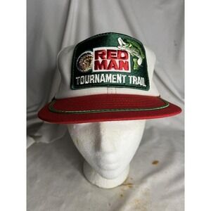 Vintage Swingster "Redman Tournament Trail" Trucker Hat Cap Made In USA